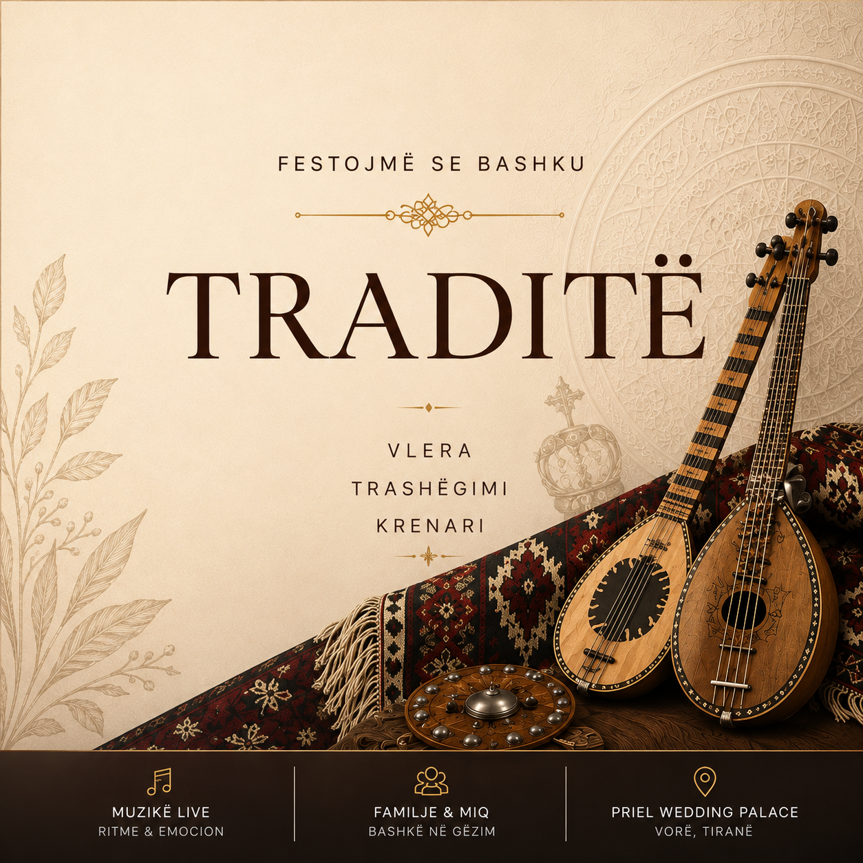 TRADITË — vlera, trashëgimi dhe krenari